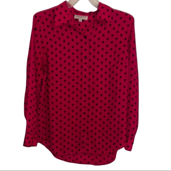 🌹Jones New York Polka Dot Blouse - Picture 1 of 4